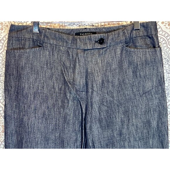 Talbots Size 10P Womens Navy Trousers - Picture 4 of 10